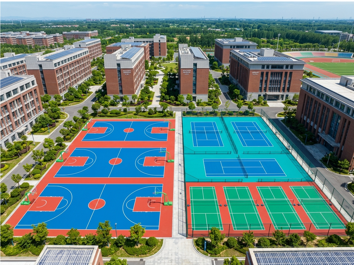 湘潭市硅PU球场透气型塑胶跑道 - 哪里好